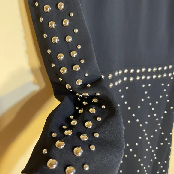 A.L.C Black Dress with metal button Details - Picture 12 of 15